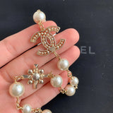 CHANEL CC Faux Pearl Chocker Necklace ladies