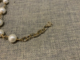 CHANEL CC Faux Pearl Chocker Necklace ladies