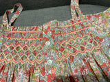 BONPOINT GIRLS’ LIBERTY FLORAL PRINT TUNIC Dress EMBROIDERED SZ 8 YEARS CHILDREN
