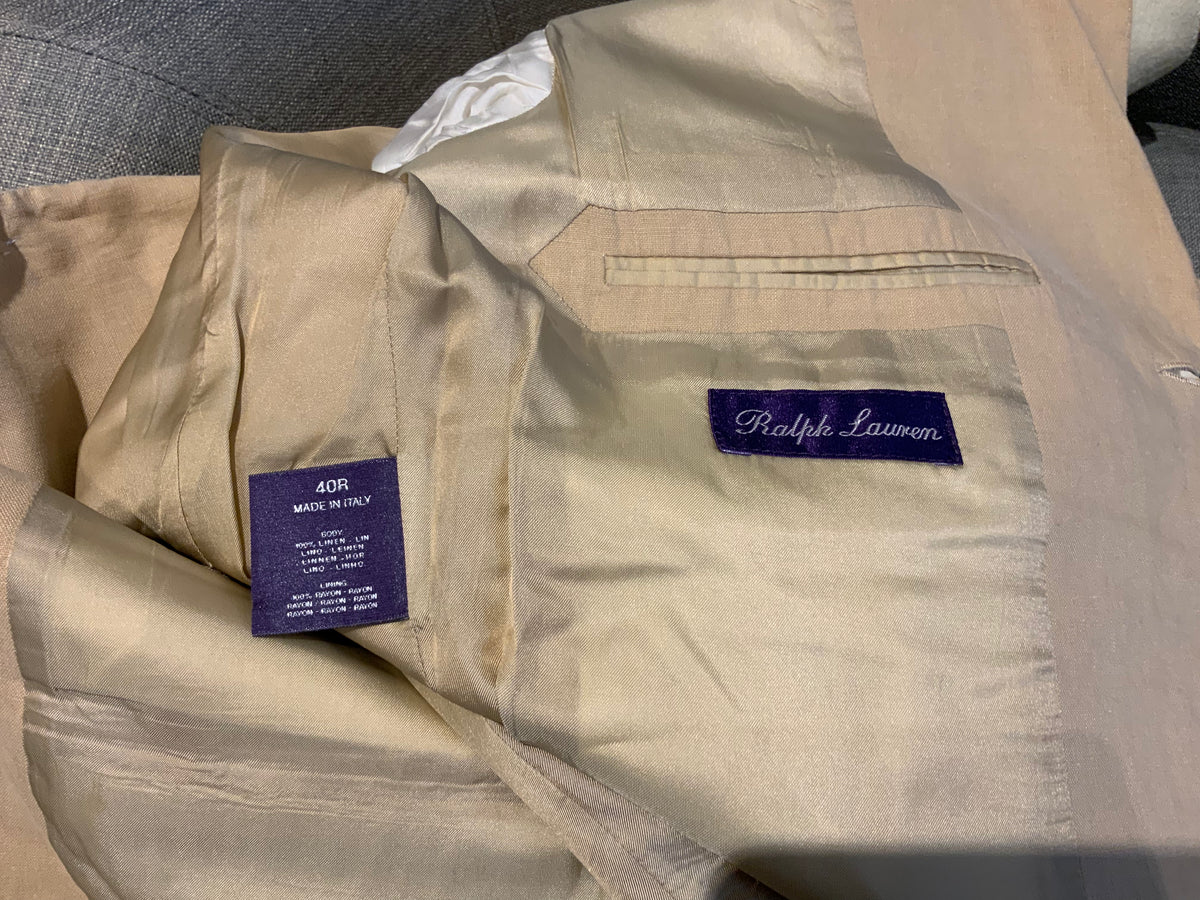Ralph Lauren Collection Extrafine Linen Pants Trousers size 34 men