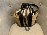 Muun Straw Basket bag with removable pouch picnic bag LADIES