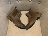 Papouelli London Brown Leather Boots Size 41 Boys Children