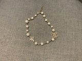 CHANEL CC Faux Pearl Chocker Necklace ladies