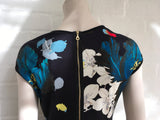 £1,228.61 Erdem Darlina Ohana Orchid-print jersey dress SIZE UK 10 US 6 IT 42 ladies