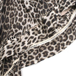 ZIMMERMANN Leopard Print V-Neck Short Sleeve Asymmetrical Dress Size 0 XS ladies
