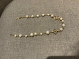 CHANEL CC Faux Pearl Chocker Necklace ladies