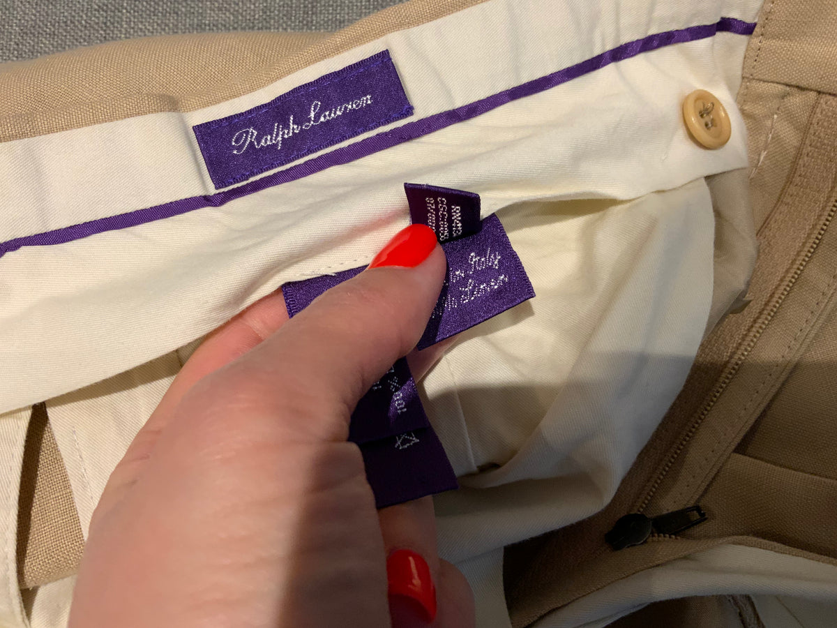 Ralph Lauren Collection Extrafine Linen Suit 2 Pieces US 40 Pants Size US 32 men