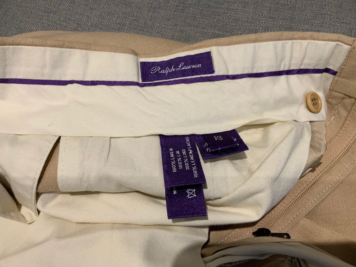 Ralph Lauren Collection Extrafine Linen Pants Trousers size 34 men