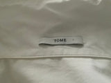 Tome NYC White Shirt Project Cotton-poplin Shirt Size S small ladies
