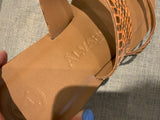ÁLVARO GONZÁLEZ Alberta Snakeskin Slides Flip Flops Sandals Size 38 UK 5 US 8 ladies