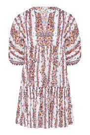 Poupette St Barth Mini Dress Aria - Lavender Waves Flowers Size XS ladies