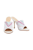 Missoni Sequined crochet-knit mules size 38 ladies