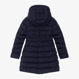 Moncler Girls' Chapel Long Puffer Navy Winter Coat Jacket Size 12 years 152cm children