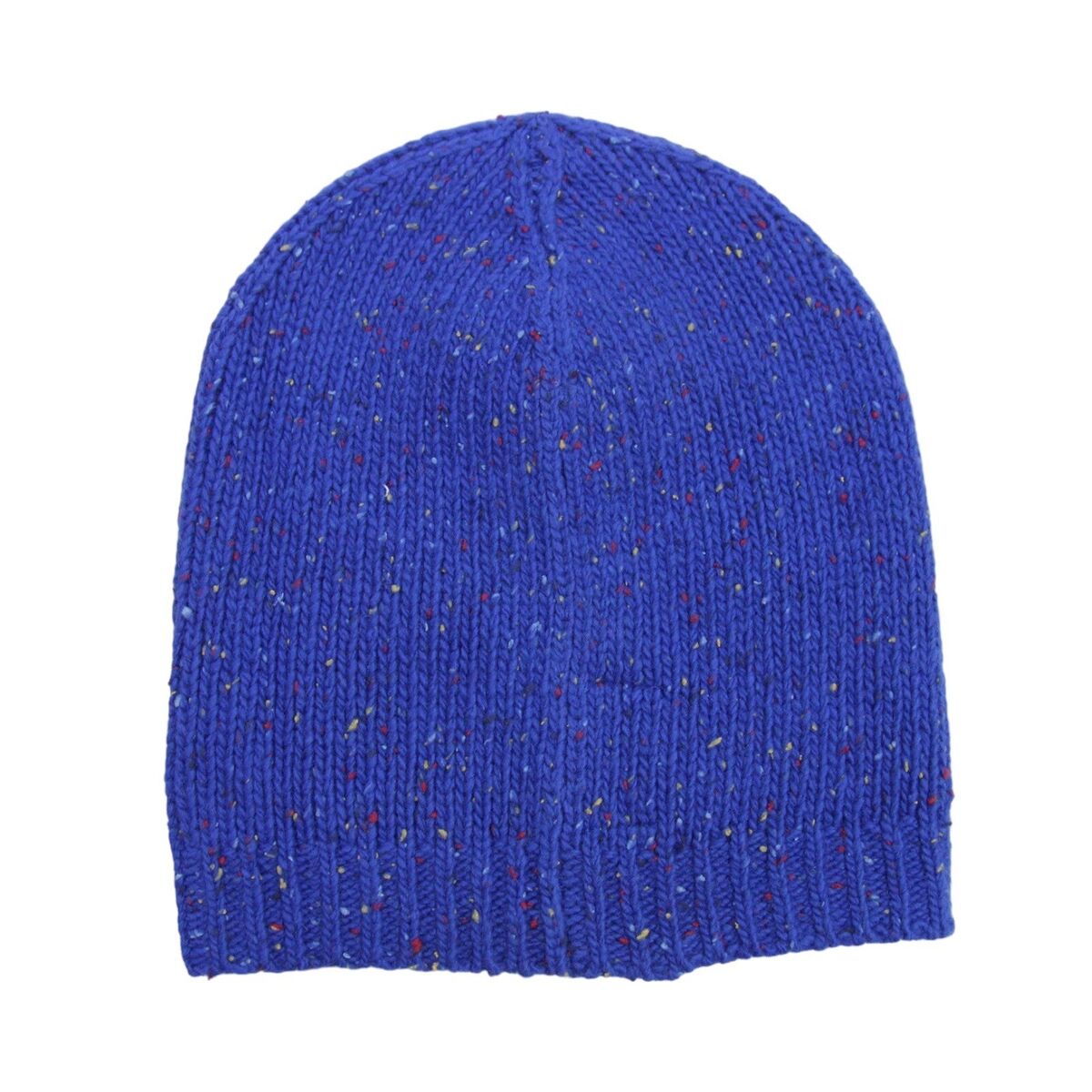 Ralph Lauren Polo Unisex Winter Beanie Hat In Blue Wool With American US Flag men