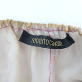 ROBERTO CAVALLI silk floral print amazing 2008 tunic top Size I 40 UK 8 US 4 S ladies