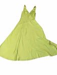 Polo Ralph Lauren Neon Sleeveless Maxi Slip Dress Silk US 0 UK 4 ladies