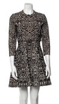 Alaïa 2023 Cropped leopard jacquard-knit cardigan & Dress Set Size F 38 ladies