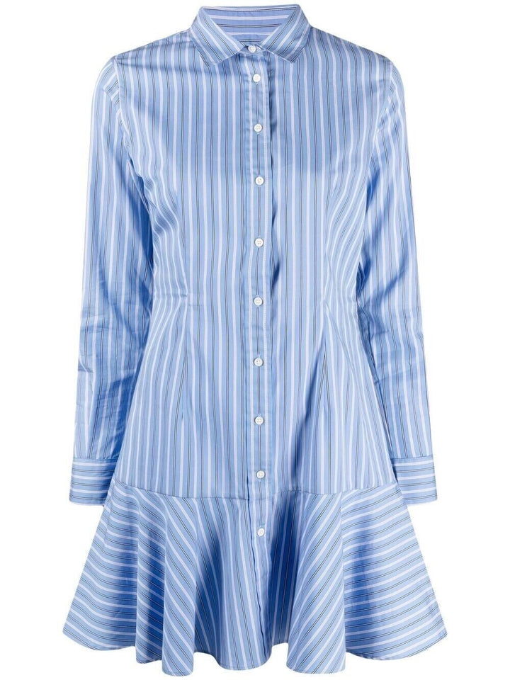 Ralph Lauren Polo Triella Fit and Flare Striped Dress Size US 6 UK 10 ladies