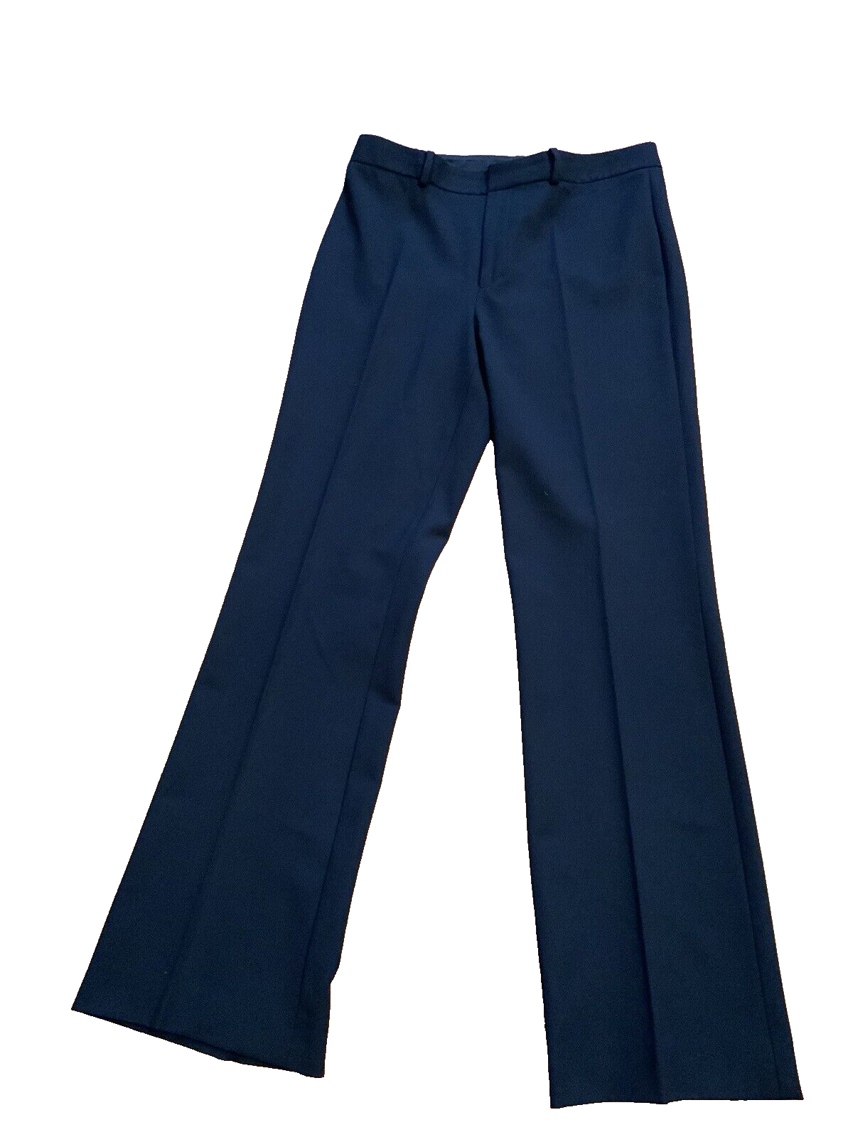 Ralph Lauren Black Label Navy Wool Office Pants Trousers Sz US 8 UK 12 L large ladies