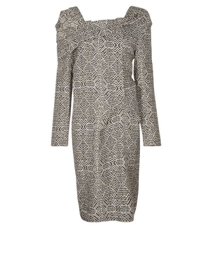 Roland Mouret One-Shoulder Jacquard Dress Size UK 12 US 8 I 44 ladies