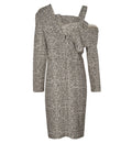 Roland Mouret One-Shoulder Jacquard Dress Size UK 12 US 8 I 44 ladies