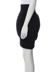 CHANEL Balloon knit skirt P33485K00877 Pure cashmere Black Size F 38 UK 10 US 6 ladies