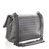 Bottega Veneta Nappa Intrecciato Medium Olimpia Bag Grey Handbag ladies