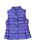 Moncler Liane purple gilet vest down jacket in padded Size 10 years 140 cm children