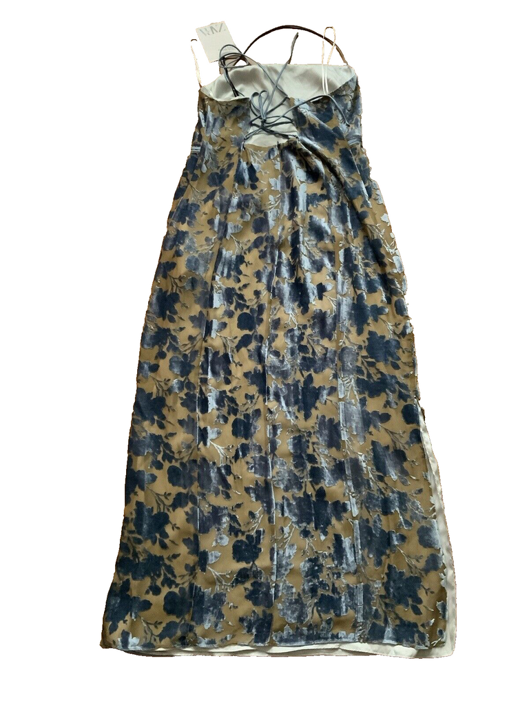ZARA FLORAL PRINTED VELVET LIMITED MIDI DRESS Size M Medium MOST WANTE Afashionistastore ZARA FLORAL PRINTED VELVET LIMITED MIDI DRESS Size M Medium MOST WANTE Afashionistastore