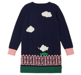 STELLA MCCARTNEY KIDS GIRLS’ Organic Cotton & Merino Wool Knit Dress 8 years children