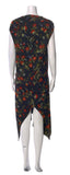 Balenciaga x Demna Gvasalia Floral Asymmetrical Dress Size F 38 ladies