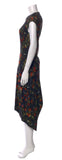 Balenciaga x Demna Gvasalia Floral Asymmetrical Dress Size F 38 ladies