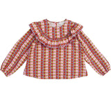 STELLA MCCARTNEY KIDS GIRLS’ Star Row Twill Top Blouse Size 10 years children