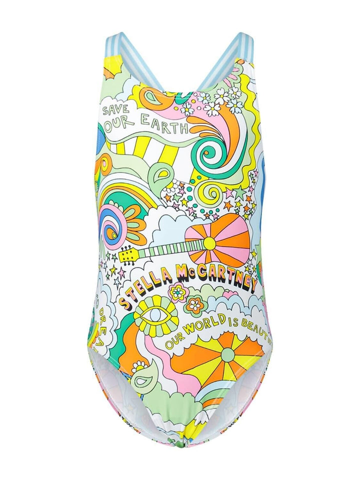 Stella McCartney KIDS for Girls Multicolour Swimsuit Size 8 years old children