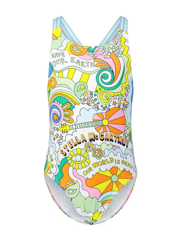 Stella McCartney KIDS for Girls Multicolour Swimsuit Size 8 years old children