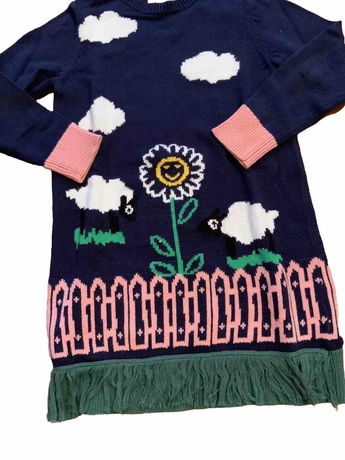 STELLA MCCARTNEY KIDS GIRLS’ Organic Cotton & Merino Wool Knit Dress 8 years children