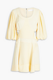 Jonathan Simkhai Journey Cutout Jacquard Mini Dress In Pastel Yellow Size US 4 S ladies