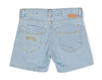 BONPOINT embroidered logo denim shorts SIZE 8 YEARS children