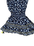 Poupette St. Barth Women's Sleeveless Pom Pom Embroidered Neck Dress Size XS ladies