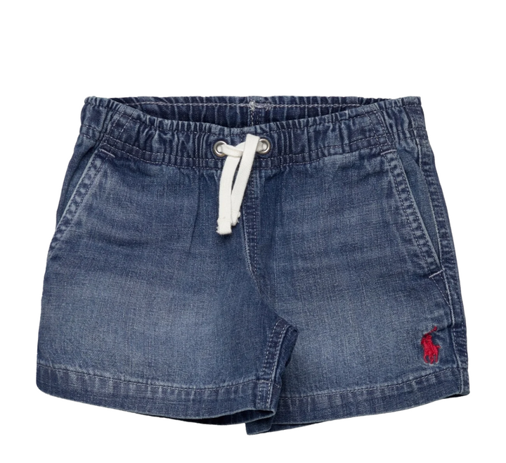 Polo Ralph Lauren Boys' Denim Blue Jeans Shorts Size 7 years children