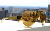 MYKITA x Bernhard Willhelm FRANZ 24K GOLD Limited Sunglasses Sex And The City ladies