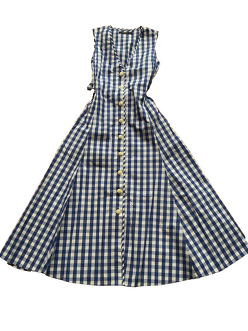 Ralph Lauren Polo Meg Gingham Fit and Flare Plaid Dress Size US 2 UK 6 Afashionistastore Ralph Lauren Polo Meg Gingham Fit and Flare Plaid Dress Size US 2 UK 6 Afashionistastore
