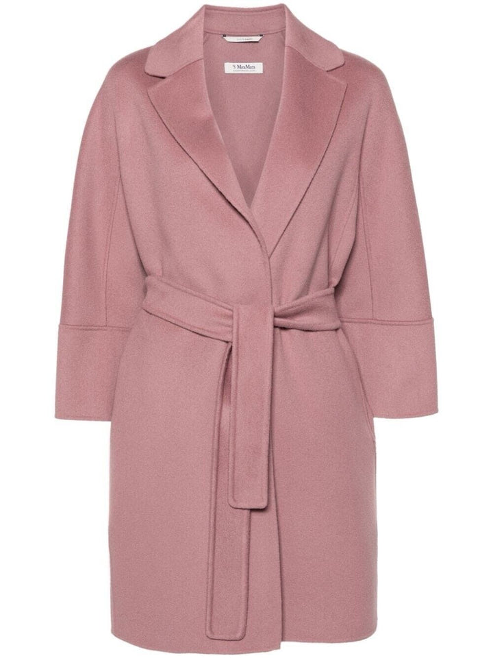 Max Mara ‘S Arona Virgin Wool Mauve Coat Size I 38 F 36 US 4 UK 6 ladies