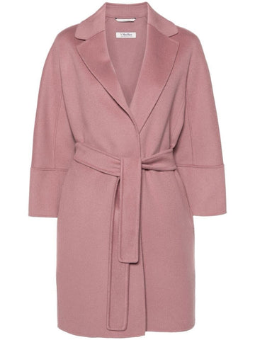 Max Mara ‘S Arona Virgin Wool Mauve 2024 Coat Size I 38 F 36 US 4 UK 6 ladies