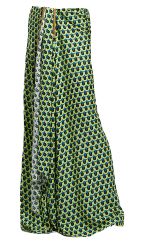 Tome NYC Viscose runaway Wide Leg Printed Pants Trousers Size XS ladies