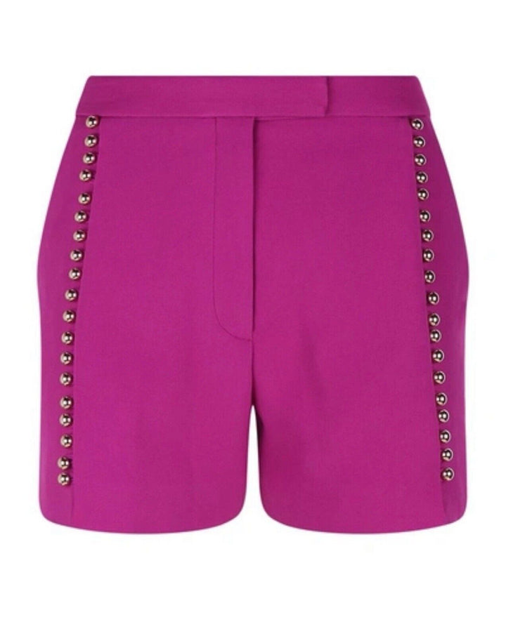 ELIE SAAB UltraViolet Embellished Shorts Size F 38 US 6 UK 10 ladies