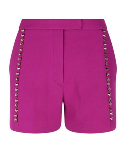 ELIE SAAB UltraViolet Embellished Shorts Size F 38 US 6 UK 10 ladies