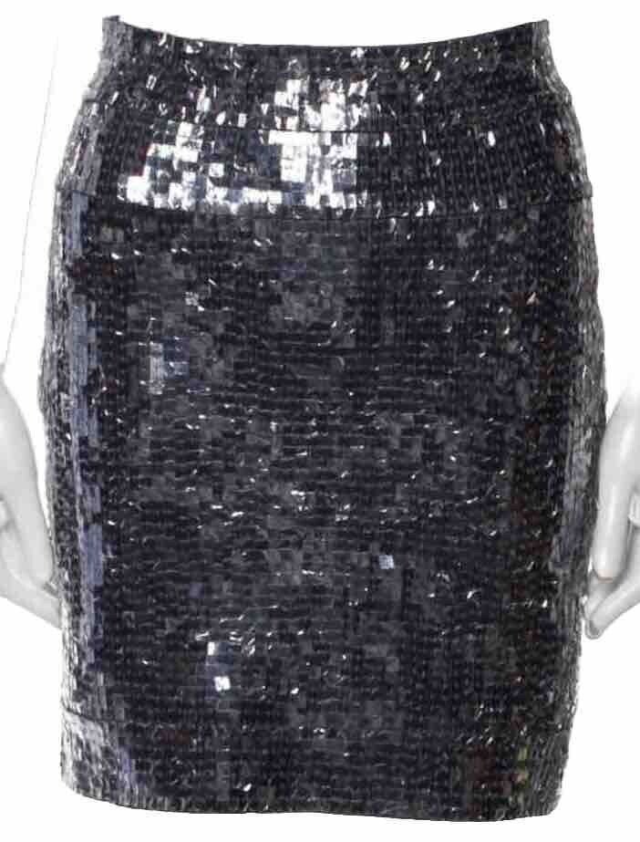 Herve Leger Sequins MOST SEXY bandage Skirt Size XS -seen on celebrities ladies