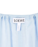 LOEWE Blue Embroidered Oversized Cotton Blouse Tunic Size 38 UK 10 US 6 ladies