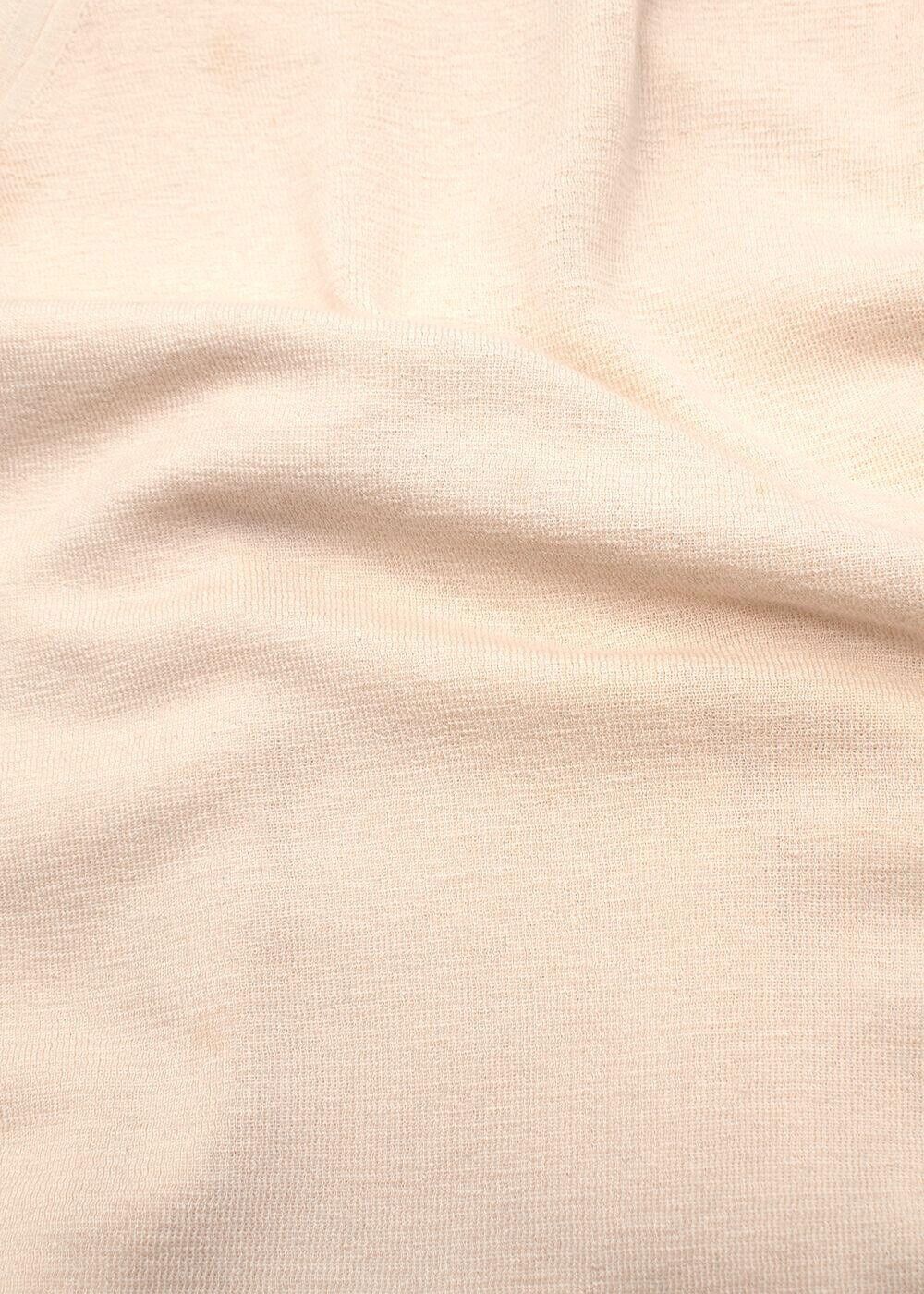 THE ROW "DARCY" IVORY CASHMERE SILK BELL SLEEVE SWEATER PULLOVER JUMPER TOP SZ S ladies